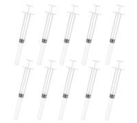 10 Pcs Disposable Vaginal Applicators 3g Single-Use Lube Applicator Syringes Individually Packing Personal Home Insemination Kit for Gels Creams Lubricant Anus Cleaning