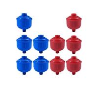 10 Pcs Disposable Water Filters Spray Gun Filter with Standard 1/4" Threads for Most Sprays Guns and Air Tools