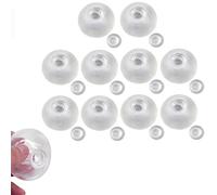 10 Pcs DIY Stress Ball Making Kit,Blank Skins Empty Stress Ball DIY Kit,Blank Pressure Balls Skin DIYKit,Vacuum StressBall with Empty Skin Base,Make Your Own Fidget Pressure Balls for Adults