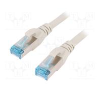 10 pcs : DK-1522-070 - Patch cord, F/UTP, 5e, stranded, CCA, PVC, grey, 7m, 26AW