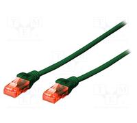 10 pcs : DK-1617-0025/G - Patch cord, U/UTP, 6, stranded, Cu, LSZH, green, 0.25m