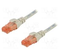 10 pcs : DK-1617-015 - Patch cord, U/UTP, 6, stranded, Cu, LSZH, grey, 1.5m, 26A