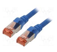 10 pcs : DK-1644-020/B - Patch cord, S/FTP, 6, stranded, Cu, LSZH, blue, 2m, 27A