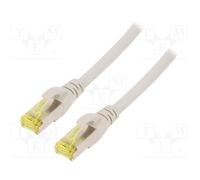 10 pcs : DK-1644-A-005 - Patch cord, S/FTP, 6a, stranded, Cu, LSZH, grey, 0.5m,