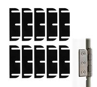 10 Pcs Door Hinge Shims, 3.5in/8.85cm Door Shims Adjustable Shim Spacers for Interior & Exterior Doors for Gap Filling, Levelling & Preventing Drafts