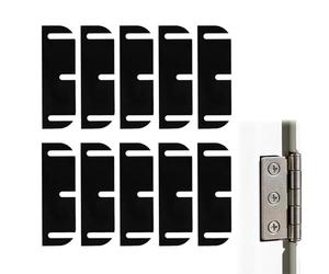10 Pcs Door Hinge Shims, 3.5in/8.85cm Door Shims Adjustable Shim Spacers for Interior & Exterior Doors for Gap Filling, Levelling & Preventing Drafts