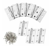 10 Pcs Door Hinges 2.5 Inch/62mm × 43mm Stainless Steel Heavy Duty Hinges