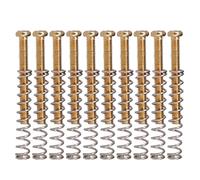 10 Pcs Double Coil Pickup Mounting Screws And Springs Humbucker Pickup Height Screws Electric Guitar Accessories