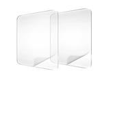 10 PCS Double-Sided Sticky Pads, 6cm x 6cm Transparent Mounting Tape, Double Sided Sticky Pads, Strong Adhesive Pad, Heavy Duty Washable & Removable, Strong Adhesive for Wall Hanging, DIY Crafts