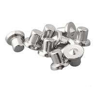 10 Pcs Dowel Centre Point Set for Wood Timber 6/8/10/12mm Magnetic Marker Hole Alignment Tool, Tenon Centering Pins with Steel Tips(8mm)