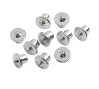 10 Pcs Dowel Centre Point Set for Woodworking 6/8/10/12mm Steel Marker Pins with Chrome Plating Compatible with Hard and Soft Timber Joi(8mm)