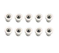 10 Pcs Dowel Pin Center Stainless Steel 4/5/6/8/10/12 mm Drill Dowel Pin Centre Points Dowel Locator Positioner Alignment for Woodworking(4mm)