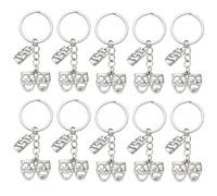 10 Pcs Drama Mask Keychains, Theatre Gifts, Comedy and Tragedy Design, Musical Theatre Gifts for Theatre Students, Teachers, and Performers, Ideal for Graduation Gifts and Themed Parties