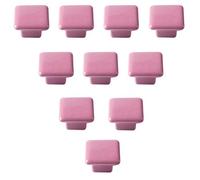 10 Pcs Drawer Knob Porcelain Pull Handle Ceramic Wardrobe Door Pulls Drawer Handles Kitchen Decor Cupboard Knob Dresser Pulls Knobs Room Decor(Pink)
