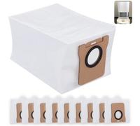 10 Pcs Dreame Robot Vacuum Cleaner Compatible Vacuum Cleaner Bags, Replacement Accessory For X10 Pro, W10S, And S10, 2.5L Large-Capacity Dust Bag, Vacuum Bag Base Station