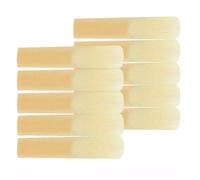 10 Pcs Duable Alto Saxophone Reed 2.5 Strength Saxophone Instrument Parts Saxophone Replacement Parts