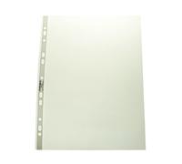 10 pcs - Durable Transparent A4 Punched Pocket