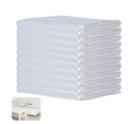 10 Pcs Dust Cover Plastic Sheeting, Extra Large Plastic Dust Sheets for Decorating, Transparent Plastic Dust Sheets for Furniture & Floor Covering Protection(5 Size)