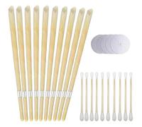 10 PCS Ear Candles, Ear Candle Set with Natural Organic Beeswax (Drip Protection Tray 5 PCS+10 Cotton Swab), Ear Candle Kit,Ear Wax Candles for Blocked Ears Ear Cleaning Candles Earwax Remover Tool