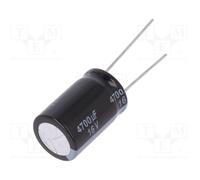 10 pcs : EEUFR1C472 - Capacitor: electrolytic, low ESR, THT, 4700uF, 16VDC, Ø16x
