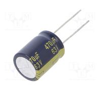 10 pcs : EEUFR1E272SB - Capacitor: electrolytic, low ESR, THT, 2700uF, 25VDC, Ø1