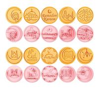 10 Pcs Eid Mubarak Cookie Cutters 3D Eid Cookie Stamps for Muslim Eid Party Decoration