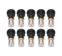 10 Pcs Electric Scooter Valve, 2cm Brass Rubber Tyre Air Valve Stem for Xiaomi M365 Pro, 9mm Diameter Replacement Parts