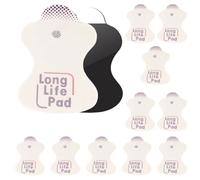 10 Pcs Electrode Pads for TENS, TENS Electrodes Pad Replacement Pad, TENS Machine Pads for 22mm PIN Connector for TENS Unit Self-Adhesive TENS Electrode Pad Adhesive Gel Pads for Omron