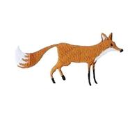 10 Pcs Embroidered Cute Fox Patches Clothes Bags DIY Applique Embroidery Parches Iron On Patch for(Type A)