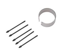 10 PCS EMR Digital Pen Tips for Remarkable 1, 2, Soft Nibs EMR Stylus Pen Tips for Note 20 Ultra, S6 Lite, S7+ Plus, for King Write MR05, for BOOX Pen2 Pro (Black)