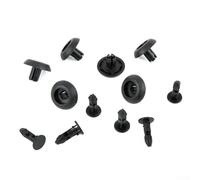 10 Pcs Engine Cover Clip and Radiator Support Clip for LS460 LS460L RX350 RX450H GS350, Black Nylon Replacement with 19mm Head Diameter, Fits 7mm Hole