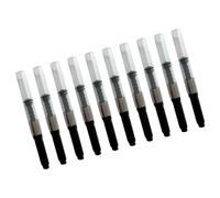 10 Pcs European Standard Rotary Pen Ink Converter Spiral Mechanism Metal Ring Vacuum Cartridge Quick Install Converter for Water