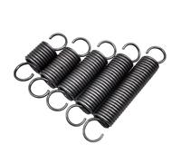 10 Pcs Extended Spring, 1.5mmx12mmx60mm Spring Steel Dual Hook Tension Spring, 10 pcs, 1.5mmx12mmx60mm