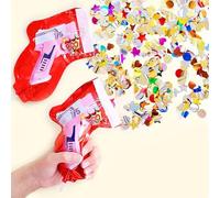 10 Pcs Fireworks Guns Handheld Confetti Poppers Birthday Graduation Baby Shower Anniversary Multicolor Inflatable Fireworks Gun Confetti Shooter for New Year Christmas Wedding Graduation