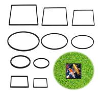 10 Pcs Fish Feeding Ring, Floating Plant Ring for Aquarium, EVA Foam Floating Plant Corral Aquarium Feeding Rings Betta Tank Accessories for Fish Tank Filter Out Floatings Plants