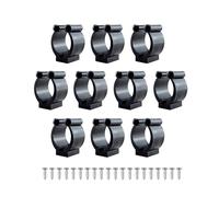10 Pcs Fishing Rod Storage Clips Clamps Holder Billiard Cue Organizers Locating Clips Fishing Poles Rod Holder Clips Fishing Poles Rod Holder Clips Space Saving Adjustable