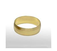 10 PCS Fit 15mm Tube OD BrassFerrule Ring for Compression Union 10 PCS Fitting Water Gas Oil