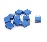 10 Pcs Fixed Resistors 3296W 1K ohm Multiturn Potentiometer Pot Single Resistors Variable Resistor Specialised accessories