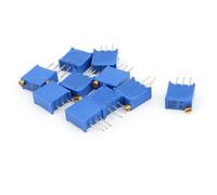 10 Pcs Fixed Resistors 3296W 1M ohm Variable Resistor for Resistors Multiturn Potentiometer Specialised accessories
