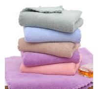 10 Pcs Flannel Face Cloth, Toddler Flannels Wash Towels, Quick Dry Reusable Face Body Cloths Squares Wash Flannels for Toddler Bath Time, Makeup Removal(30x30cm)