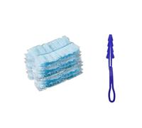 10 Pcs Flash Duster Refills, Fluffy Hand Duster Refill, Disposable Cleaning Dusters Kit, Strong Electrostatic Dust Removal Manual Dust Refill Pack, for Cleaning Blinds Office Home Fans Dust Dirt