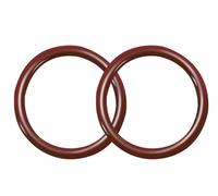 10 Pcs Fluorine Rubber O Rings, 25.8 mm Inner Diameter 29.4 mm OD 1.8 mm Width, Seal Gasket Brown