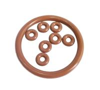 10 Pcs Fluorine Rubber O-Rings Brown, 47.07 mm OD 40.87 mm ID, 3.1 mm Wire Diameter, Metric Viton O-ring
