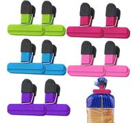 10 Pcs Food Clips for Food Storage Multicoloured Clips for Food Storage Freezer Bag Clips Kitchen Clips Food Sealing Clips for Snacks Coffee Potato Chip Bags Frozen Food Home Kitchen Office Camping