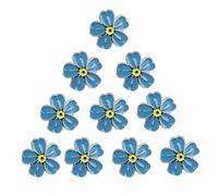 10 PCS Forget Me Not Memorial Pin, Funeral Favours for Guests, Holocaust Memorial Day Pin Badge, Forget Me Not Flower Lapel Pin, Memorial Remembrance Presents