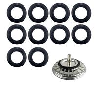 10 Pcs Franke Sink Plug,Sink Plug Rubber Seal,Pop Up Plug Washer,Pop Up Sink Washers,Sink Plug Replacement Rubber Gasket,for Kitchen Drain Sealing Universal Replacement Accessories