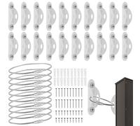 10 Pcs Furniture Anchors Anti Tip Furniture Anchors Kit Metal Furniture Wall Anchors Secure 400 Pound Furniture Earthquake Resistant Furniture Safety Straps for Baby Proofing Dresser Cabinet