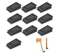 10 Pcs Furniture Levellers Shims,Wedges,Plastic Levelling Feet,Glazing Packers Spacers,Non-Slip Flexible Leveler Pads Rubber for Home Improvement Table Leveling,Chairs,Cabinets Waterproof Stackable