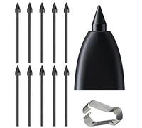 10 PCS Galaxy Tab S9 S Pen Soft Tips/Nibs Compatible with Galaxy Tab S9 Ultra / S9 Plus/Tab S9 FE / S9 S Pen Replacement Tips/Nibs with Tools (S9/S9+/S9 Ultra/S9 FE Black*10)