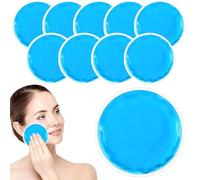 10 Pcs Gel Ice Packs, Hot & Cold Compress Ice Eye Bag, Gel Premium Ice Pack, Reusable for Wisdom Teeth, Eyes, Migraine, Headaches, Bruises, Bumps, Swelling, Pain Relief, Blue